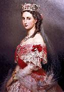 Franz Xaver Winterhalter, Retrato de Carlota de Mexico